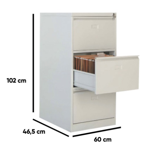 İkinci El 3 Çekmeceli Klasör Dolabı